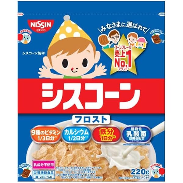 Amazon.co.jp: 日清シスコ シスコーンフロスト 220g×6袋 : 食品